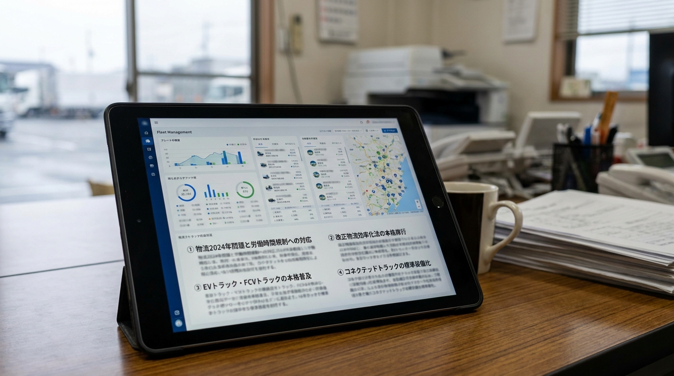 知らないと取り残される！2026年トラック業界の最新動向
